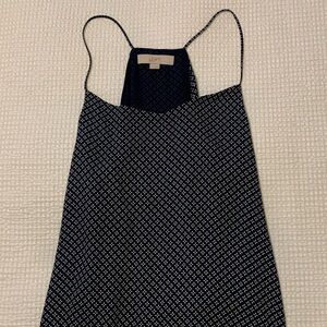 LOFT Classic, Blue & White Tank, Blouse